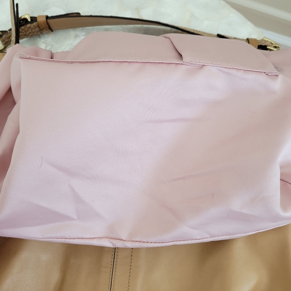 Coach Leather Collette Shoulder Bag Tan with Reptile skin Strap - Picture 9 of 9